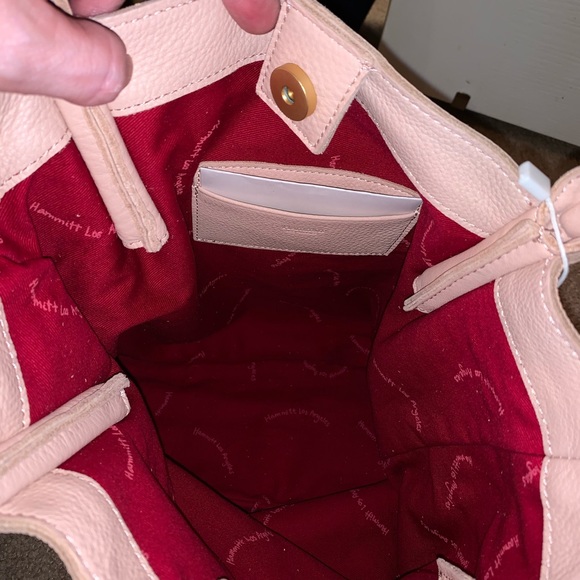 Hammitt Oliver Medium Leather Tote Paloma Pink New - Picture 7 of 9